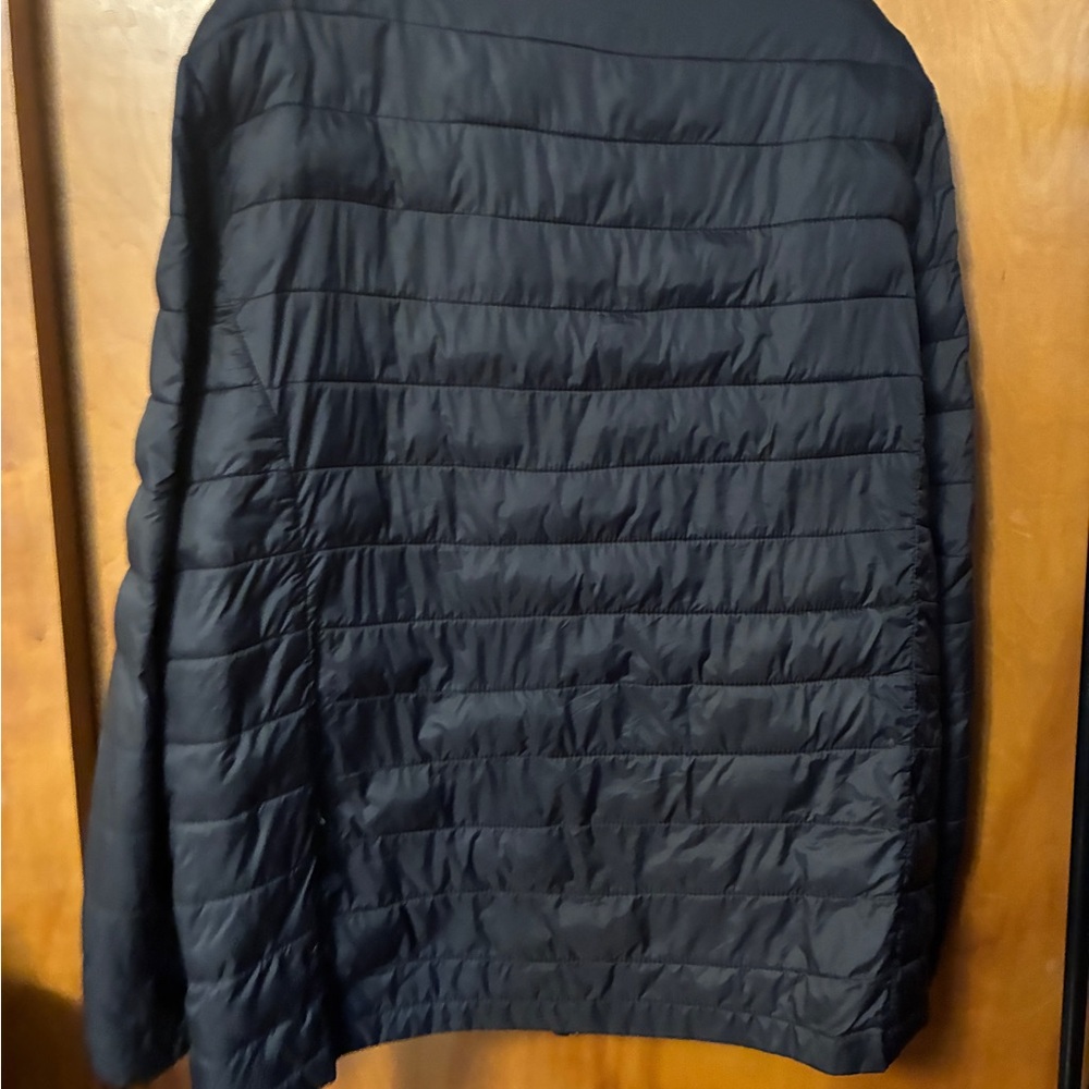 Men's Black Quilted Lightweight Puffer Jacket Large Xersion - Picture 4 of 5